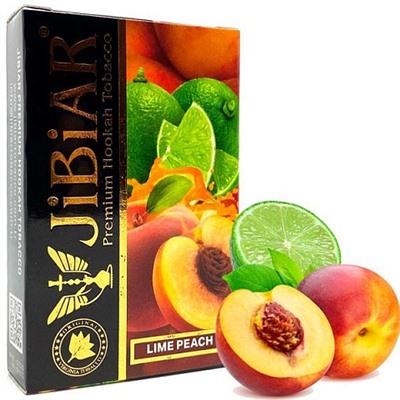 Табак Jibiar - lime peach (Лайм персик) - 50гр