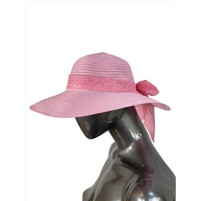 Летняя женская шляпа, цвет розовый