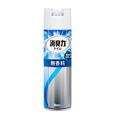 Освежитель воздуха для туалета "SHOSHU RIKI" (аэрозоль для туалета с антибактериальным эффектом «Без запаха») 365 мл